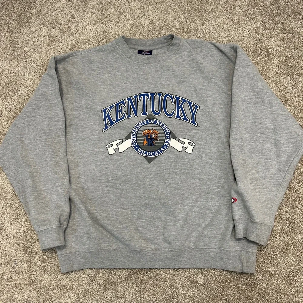 Vintage y2k Pro Player Kentucky Wildcats UK Crewneck‎ Sweatshirt Men Size XL